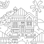 coloriage Bluey a imprimer pour enfant de 4 ans