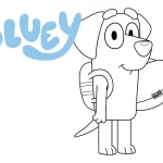 coloriage Bluey et dessins