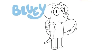 coloriage Bluey et dessins