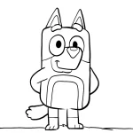 coloriage Bluey pour enfants