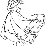 coloriage Cendrillon à imprimer pour enfant de 12 ans