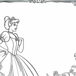 coloriage Cendrillon à imprimer pdf gratuit