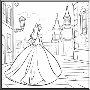 coloriage Cendrillon d