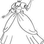 coloriage Cendrillon et apprentissage