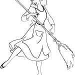 coloriage Cendrillon pour enfant gratuit