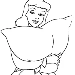 coloriage Cendrillon a colorier en ligne