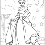 coloriage Cendrillon à imprimer
