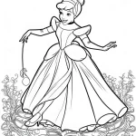 coloriage Cendrillon pour enfant gratuit