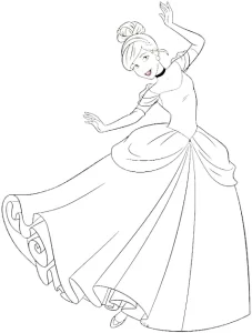 coloriage Cendrillon d