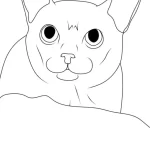 imprimer coloriage Chat pour enfant