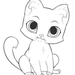 coloriage Chat pour enfants à télécharger