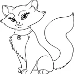coloriage Chat pour enfants