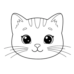 coloriage Chat 4 pour enfants à télécharger