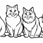 imprimer coloriage Chat pour enfant