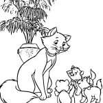 coloriage Chat pour primaire