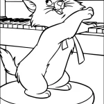 coloriage Chat à imprimer pour enfant de 9 ans