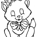 coloriage Chat pour enfant de 6 ans