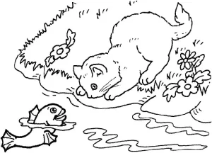 coloriage Chat à imprimer pour enfants