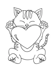 coloriage Chat et apprentissage