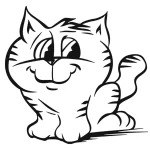 coloriage Chat gratuit pour enfants