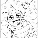 coloriage Coccinelle pour enfant de 4 ans