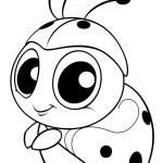 coloriage Coccinelle gratuit pour enfants