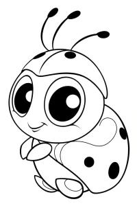 coloriage Coccinelle gratuit pour enfants