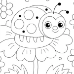 imprimer coloriage Coccinelle
