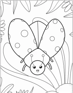 coloriage Coccinelle a dessiner en ligne