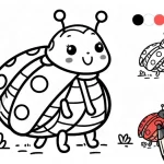 coloriage Coccinelle pour enfant