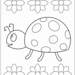 coloriage Coccinelle à imprimer pour enfants
