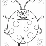 coloriage Coccinelle gratuit a imprimer