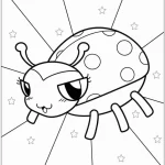 coloriage Coccinelle a telecharger