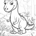 télécharger coloriage Dinosaure gratuit