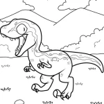 imprimer coloriage Dinosaures