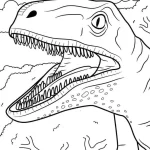coloriage Dinosaures pour enfant à imprimer