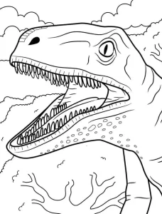 coloriage Dinosaures pour enfant à imprimer