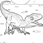 imprimer coloriage Dinosaures gratuit