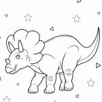 coloriage Dinosaures pour enfant à imprimer