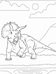 coloriage Dinosaures à imprimer pour enfant de 12 ans