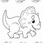 coloriage Dinosaures pour enfant de 5 ans