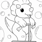 coloriage Dinosaures à imprimer pour enfant de 12 ans