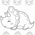 coloriage Dinosaures à imprimer pdf gratuit