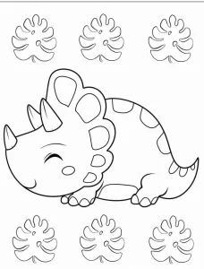 coloriage Dinosaures à imprimer pdf gratuit