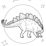coloriage Dinosaures à imprimer pdf gratuit
