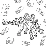 coloriage Dinosaures à imprimer pour enfant de 10 ans