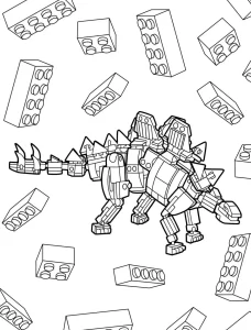 coloriage Dinosaures à imprimer pour enfant de 10 ans
