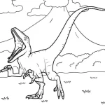 imprimer coloriage Dinosaures