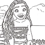 coloriage Disney à imprimer pour enfant de 7 ans