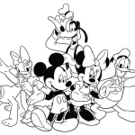 coloriage Disney à imprimer pour enfant de 3 ans